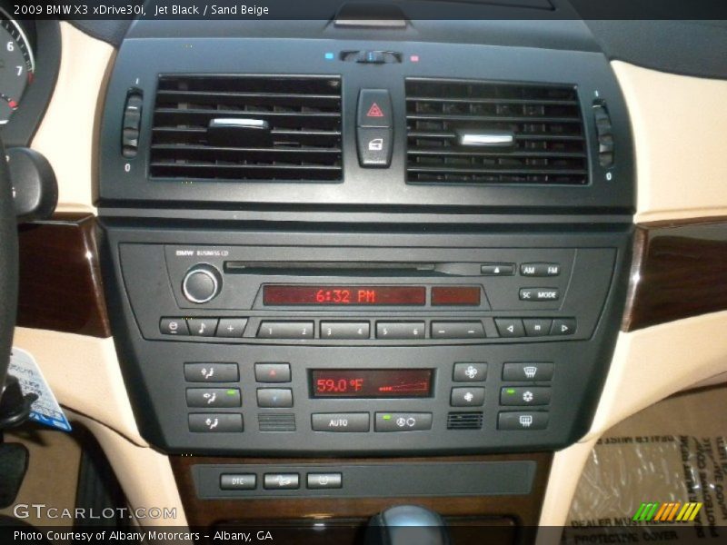 Jet Black / Sand Beige 2009 BMW X3 xDrive30i