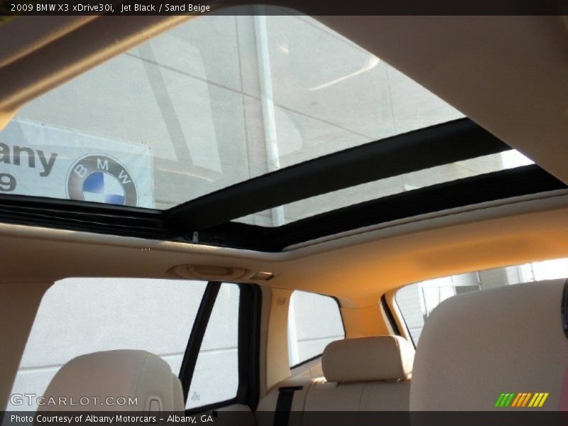 Jet Black / Sand Beige 2009 BMW X3 xDrive30i