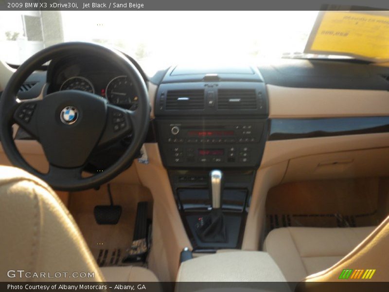 Jet Black / Sand Beige 2009 BMW X3 xDrive30i