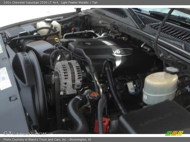 Light Pewter Metallic / Tan 2001 Chevrolet Suburban 2500 LT 4x4