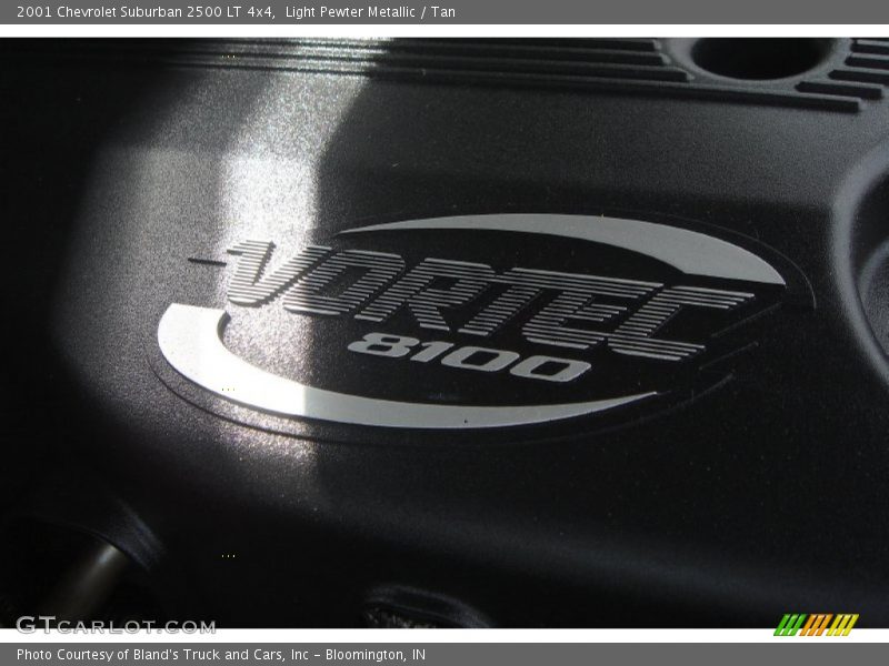 Light Pewter Metallic / Tan 2001 Chevrolet Suburban 2500 LT 4x4