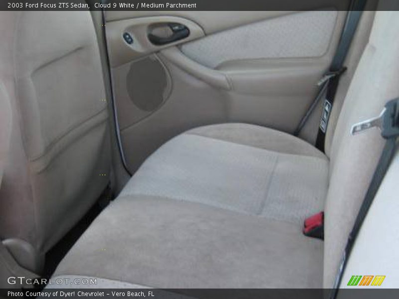 Cloud 9 White / Medium Parchment 2003 Ford Focus ZTS Sedan