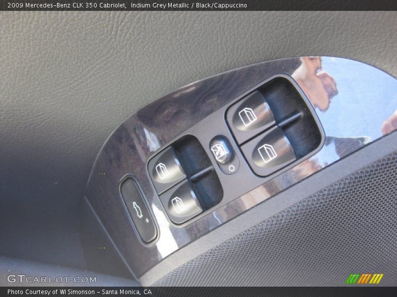 Indium Grey Metallic / Black/Cappuccino 2009 Mercedes-Benz CLK 350 Cabriolet