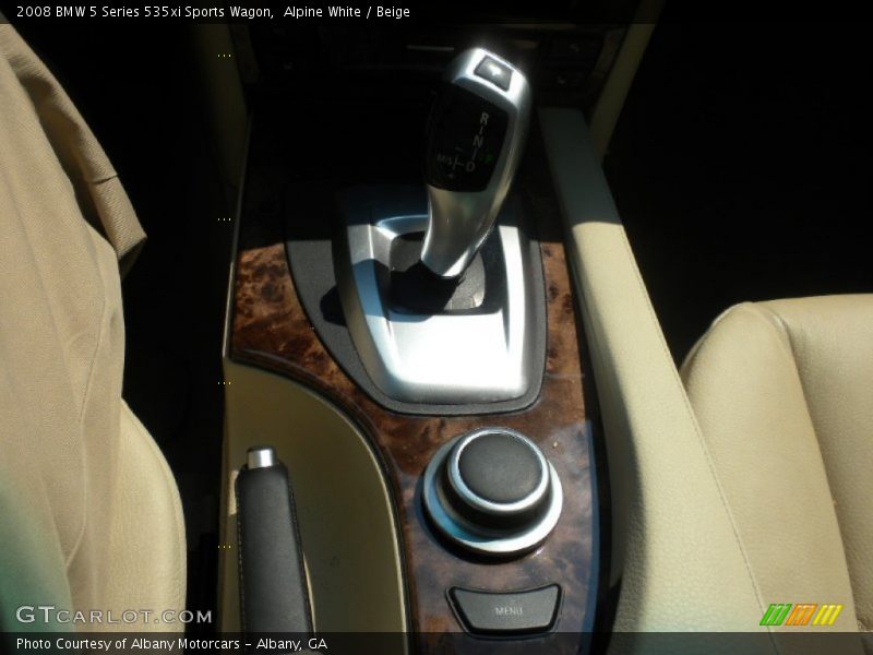 Alpine White / Beige 2008 BMW 5 Series 535xi Sports Wagon