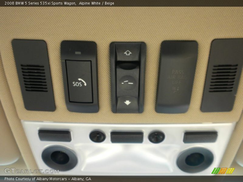 Alpine White / Beige 2008 BMW 5 Series 535xi Sports Wagon