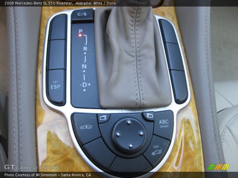 Alabaster White / Stone 2008 Mercedes-Benz SL 550 Roadster