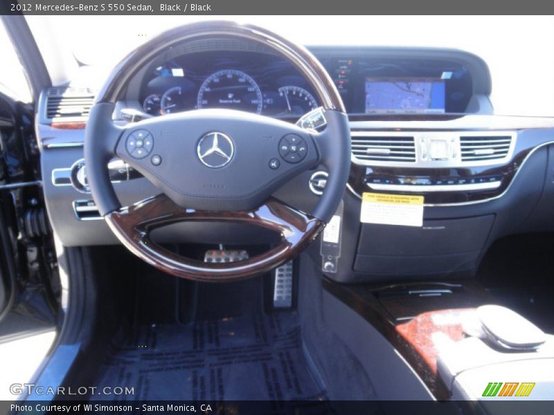 Dashboard of 2012 S 550 Sedan