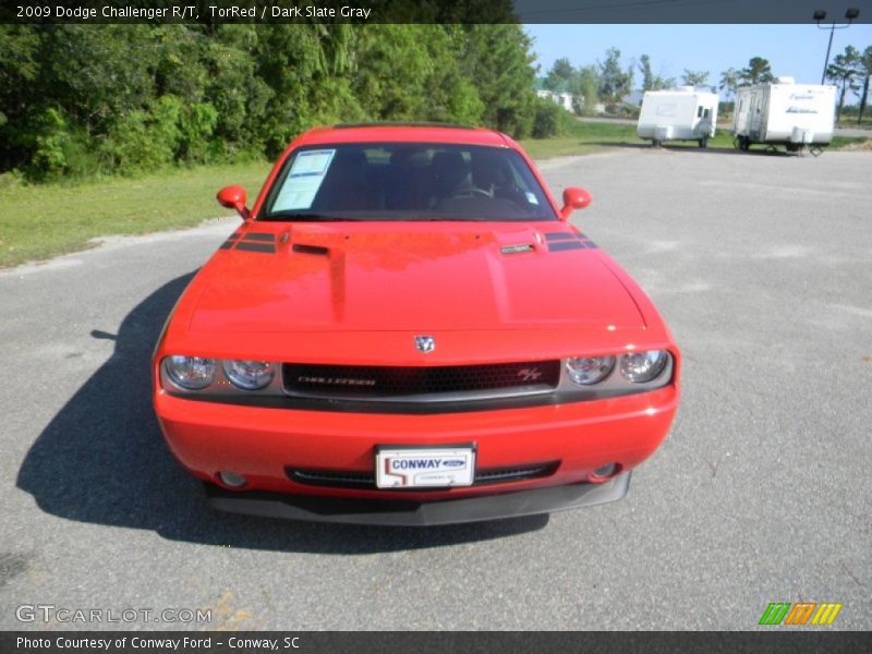 TorRed / Dark Slate Gray 2009 Dodge Challenger R/T