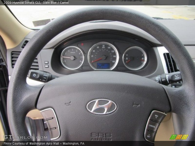 Slate Blue / Camel 2009 Hyundai Sonata GLS