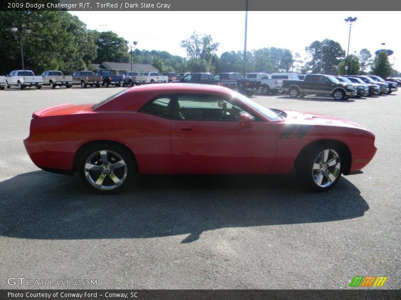 TorRed / Dark Slate Gray 2009 Dodge Challenger R/T