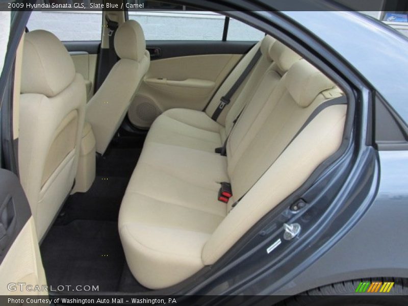 Slate Blue / Camel 2009 Hyundai Sonata GLS