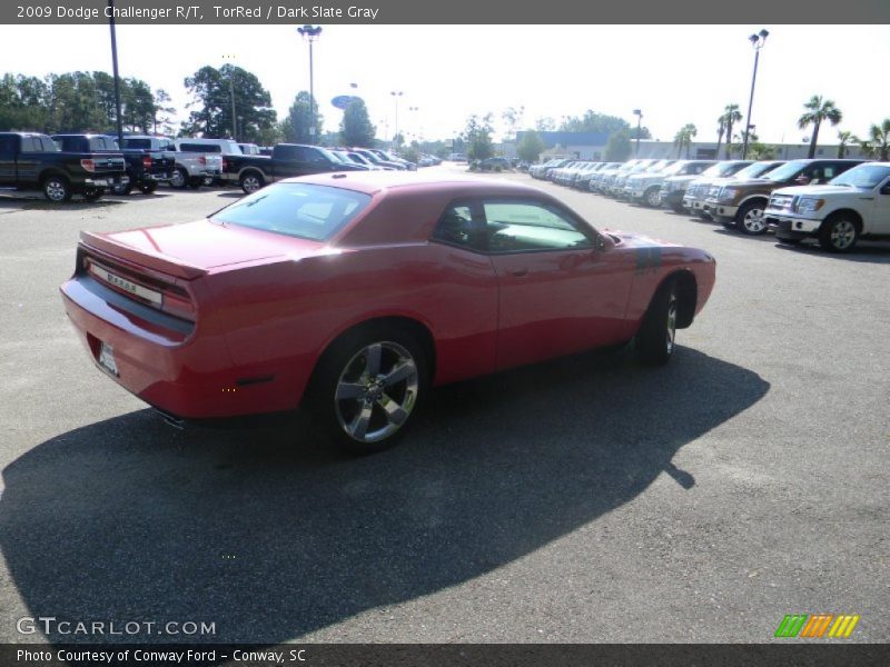 TorRed / Dark Slate Gray 2009 Dodge Challenger R/T