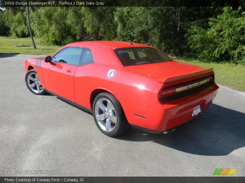TorRed / Dark Slate Gray 2009 Dodge Challenger R/T