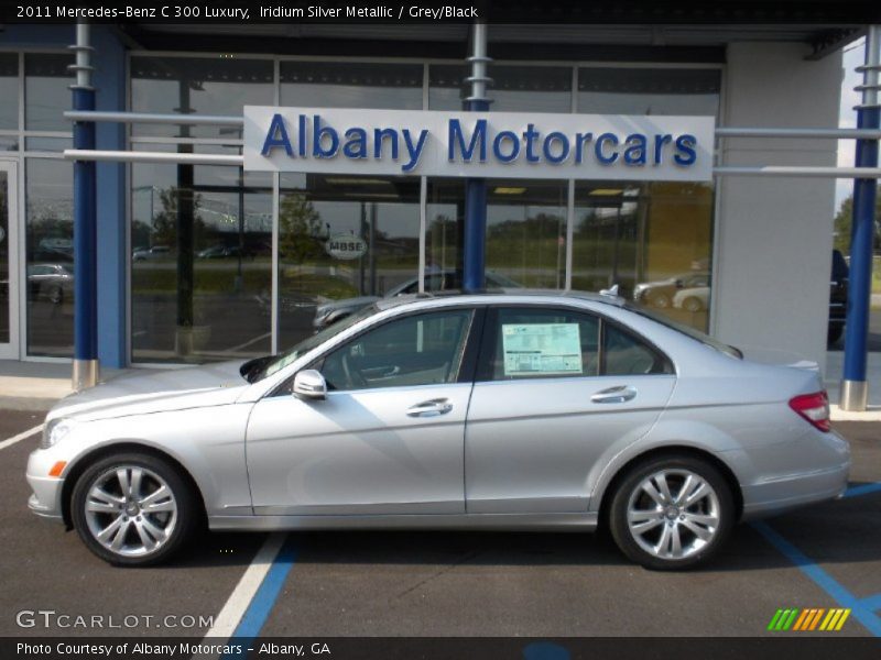 Iridium Silver Metallic / Grey/Black 2011 Mercedes-Benz C 300 Luxury