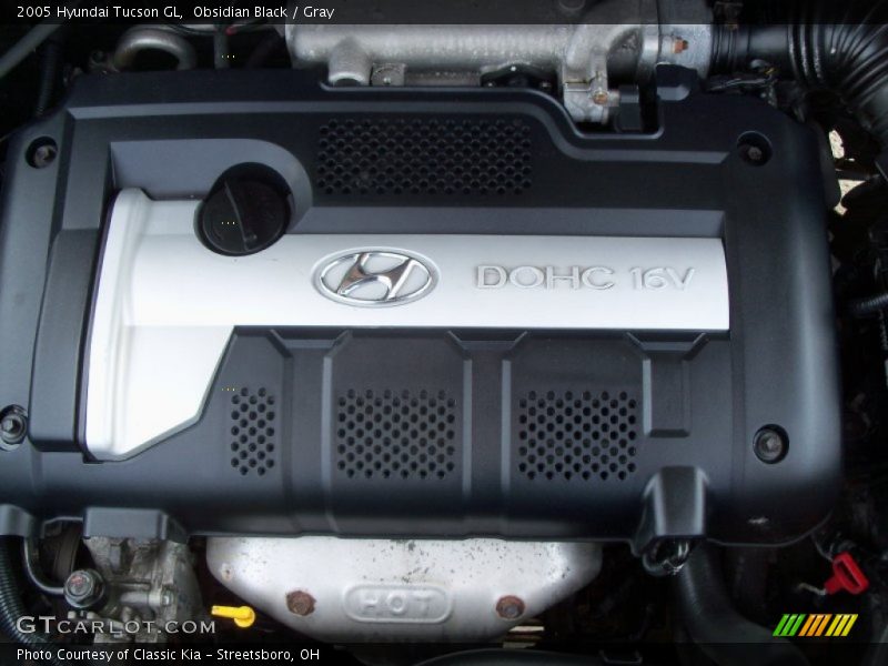 Obsidian Black / Gray 2005 Hyundai Tucson GL