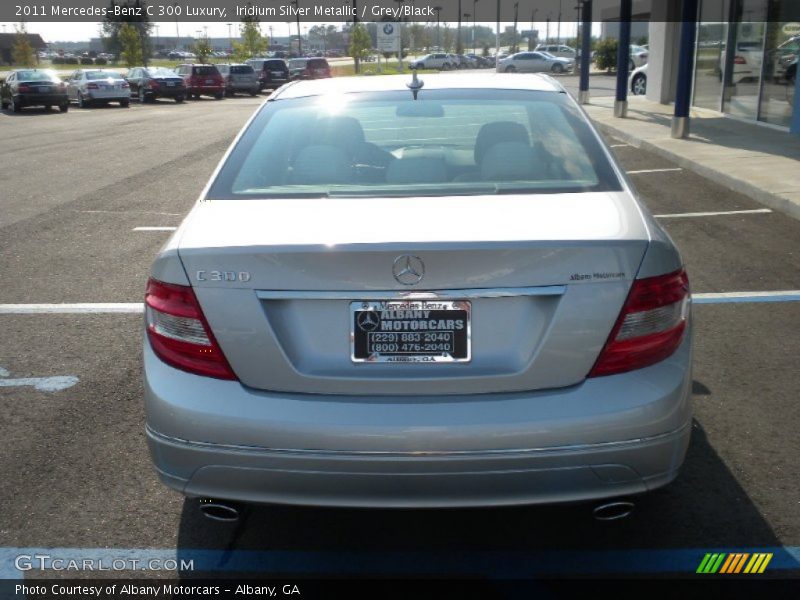 Iridium Silver Metallic / Grey/Black 2011 Mercedes-Benz C 300 Luxury