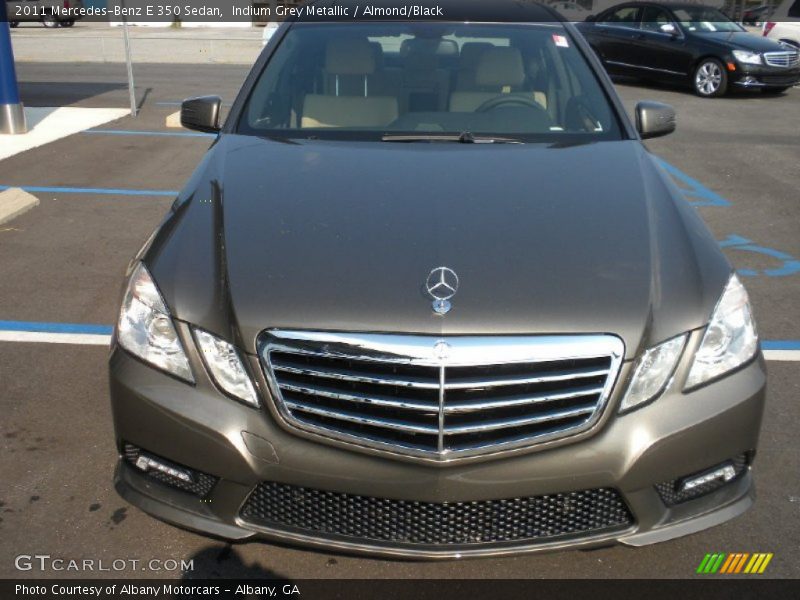 Indium Grey Metallic / Almond/Black 2011 Mercedes-Benz E 350 Sedan