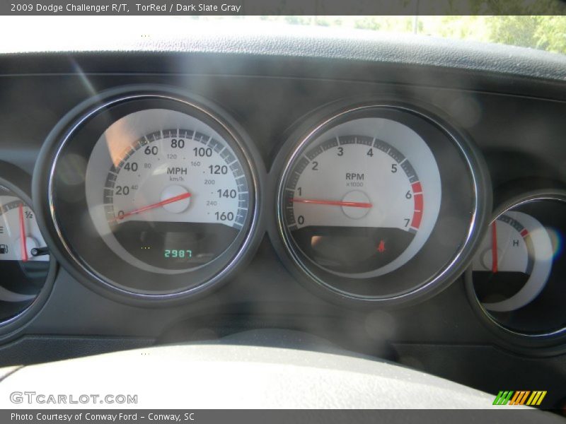 TorRed / Dark Slate Gray 2009 Dodge Challenger R/T