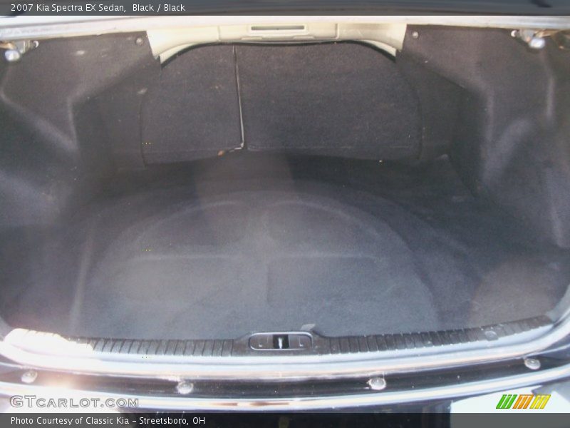 Black / Black 2007 Kia Spectra EX Sedan