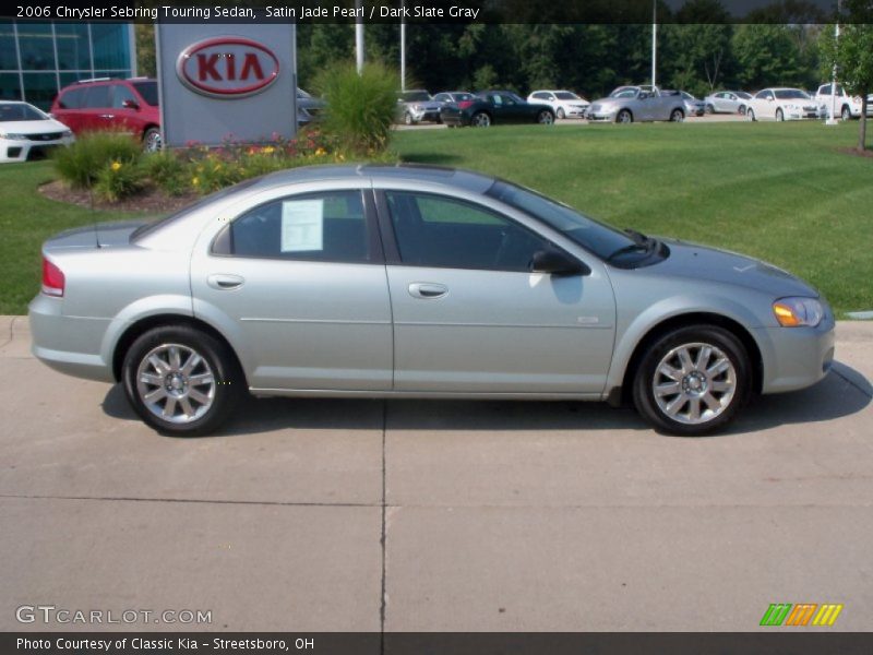 Satin Jade Pearl / Dark Slate Gray 2006 Chrysler Sebring Touring Sedan