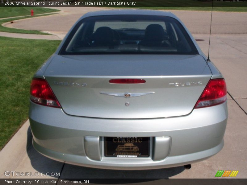 Satin Jade Pearl / Dark Slate Gray 2006 Chrysler Sebring Touring Sedan