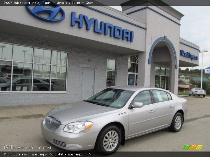 Platinum Metallic / Titanium Gray 2007 Buick Lucerne CX
