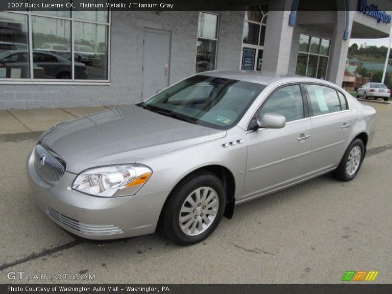 Platinum Metallic / Titanium Gray 2007 Buick Lucerne CX