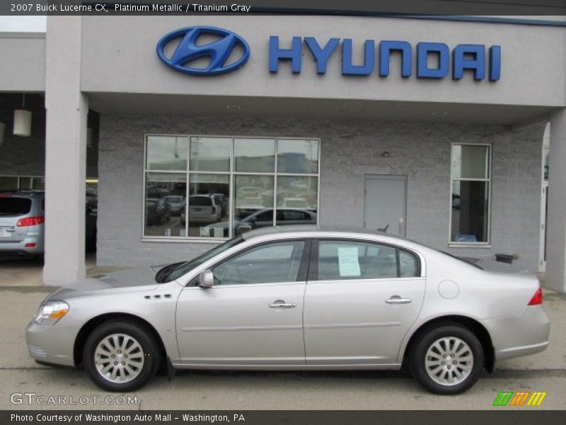 Platinum Metallic / Titanium Gray 2007 Buick Lucerne CX