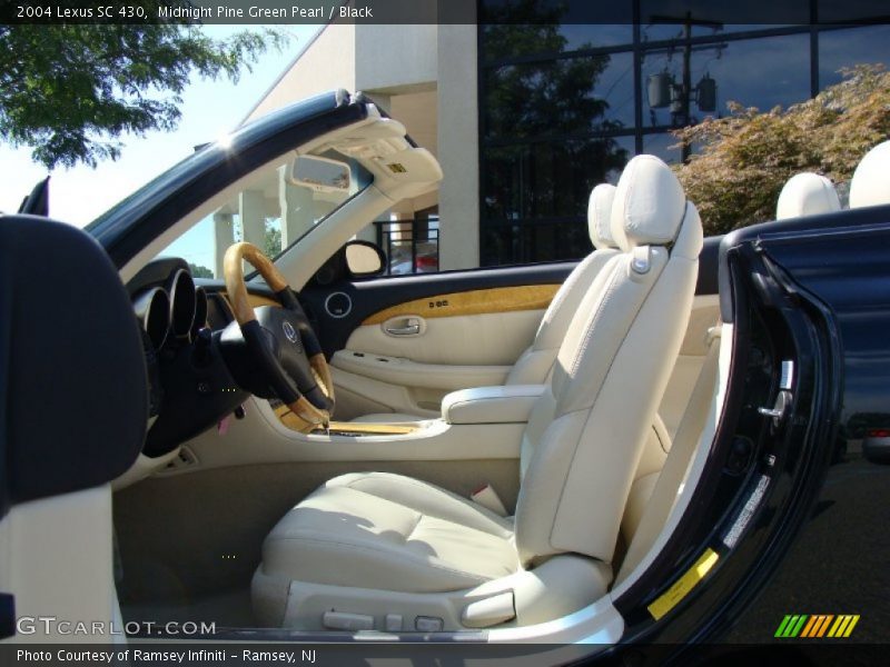 Midnight Pine Green Pearl / Black 2004 Lexus SC 430