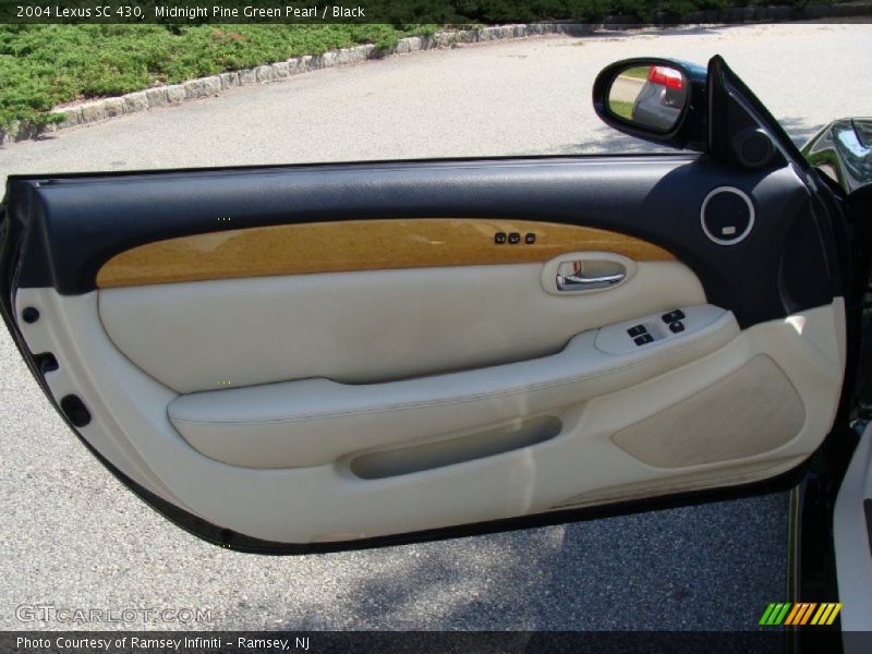 Midnight Pine Green Pearl / Black 2004 Lexus SC 430