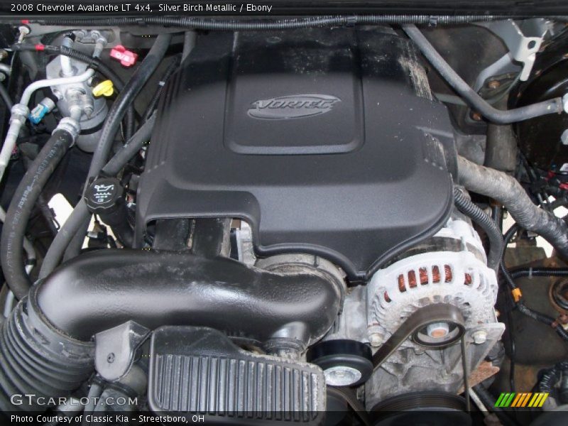 Silver Birch Metallic / Ebony 2008 Chevrolet Avalanche LT 4x4