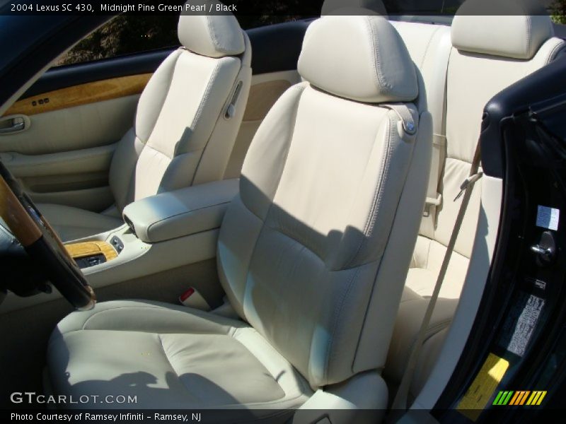 Midnight Pine Green Pearl / Black 2004 Lexus SC 430