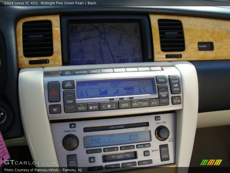 Midnight Pine Green Pearl / Black 2004 Lexus SC 430