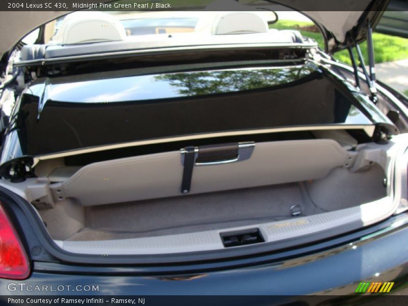 Midnight Pine Green Pearl / Black 2004 Lexus SC 430