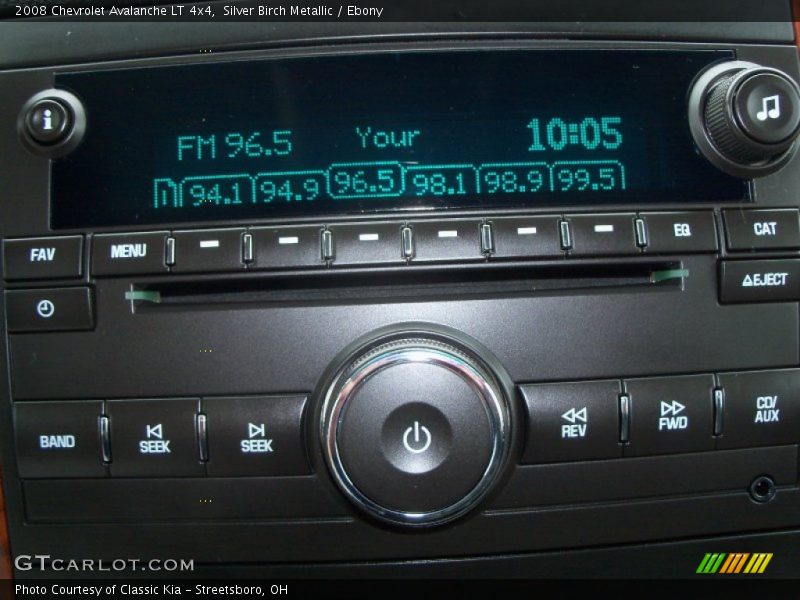 Audio System of 2008 Avalanche LT 4x4