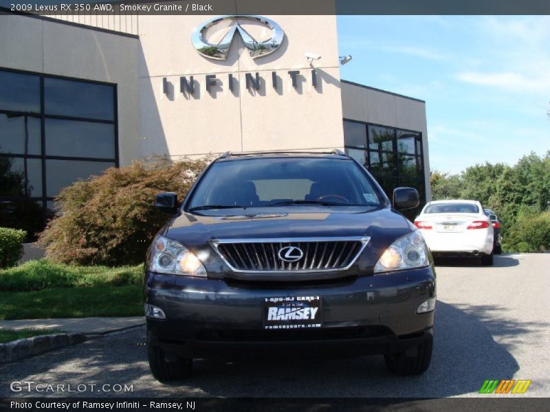 Smokey Granite / Black 2009 Lexus RX 350 AWD