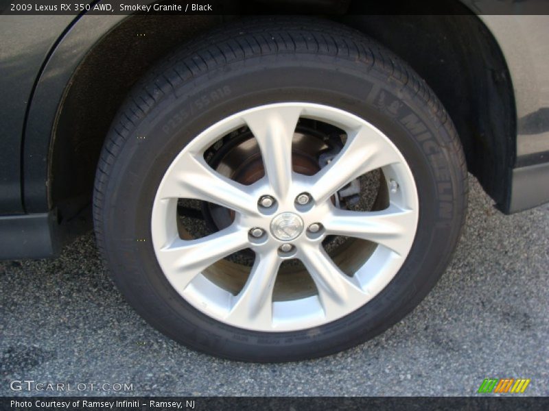 Smokey Granite / Black 2009 Lexus RX 350 AWD