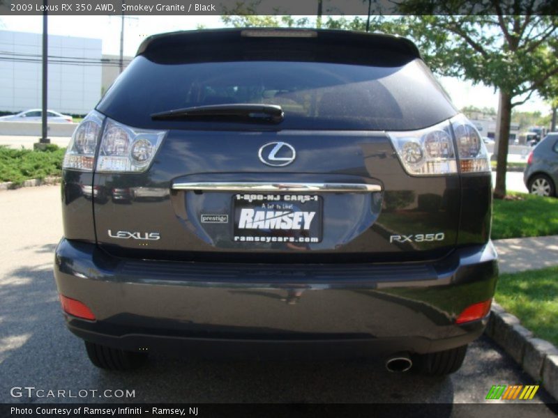 Smokey Granite / Black 2009 Lexus RX 350 AWD