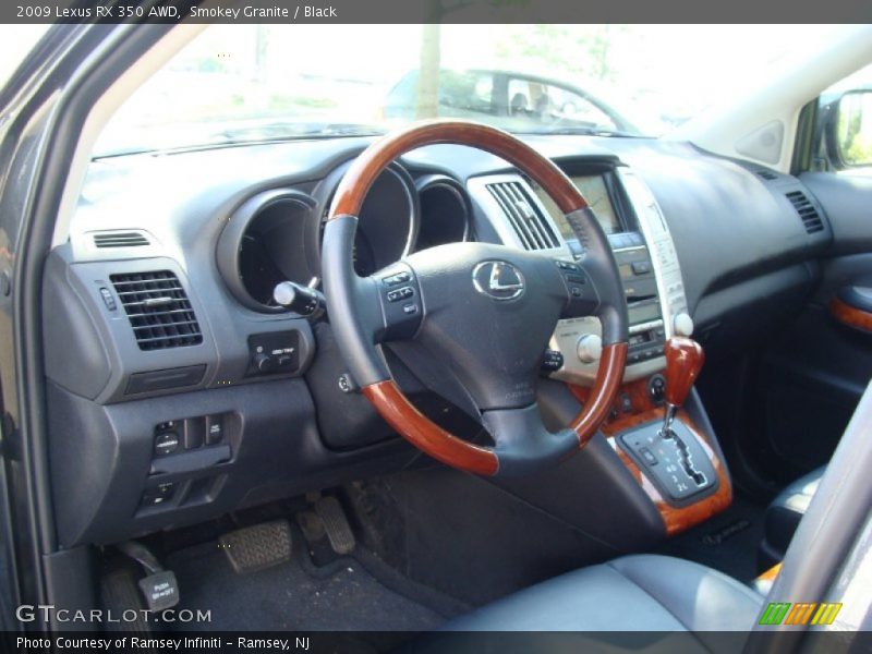 Smokey Granite / Black 2009 Lexus RX 350 AWD
