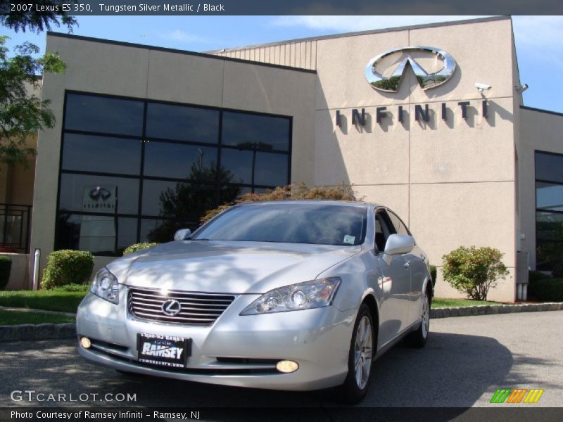 Tungsten Silver Metallic / Black 2007 Lexus ES 350