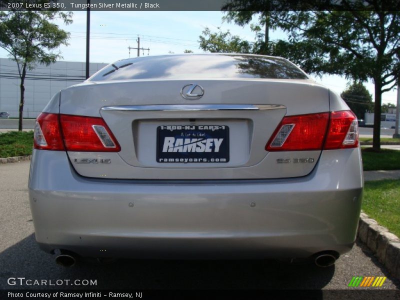 Tungsten Silver Metallic / Black 2007 Lexus ES 350