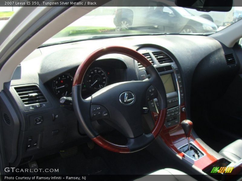 Tungsten Silver Metallic / Black 2007 Lexus ES 350