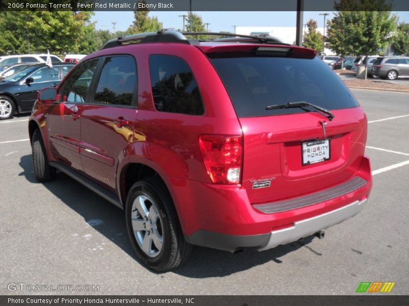 Fever Red Metallic / Ebony Black 2006 Pontiac Torrent