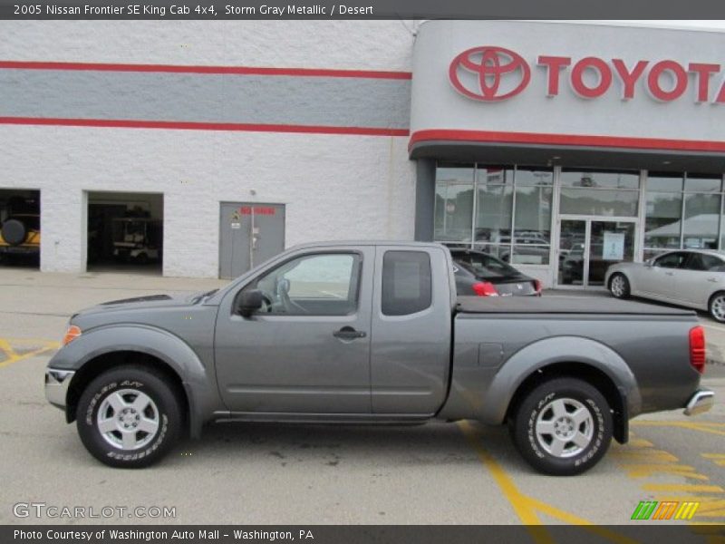 Storm Gray Metallic / Desert 2005 Nissan Frontier SE King Cab 4x4