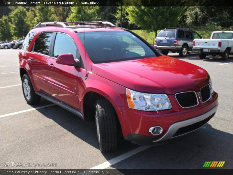 Fever Red Metallic / Ebony Black 2006 Pontiac Torrent