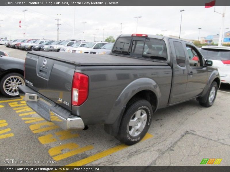 Storm Gray Metallic / Desert 2005 Nissan Frontier SE King Cab 4x4