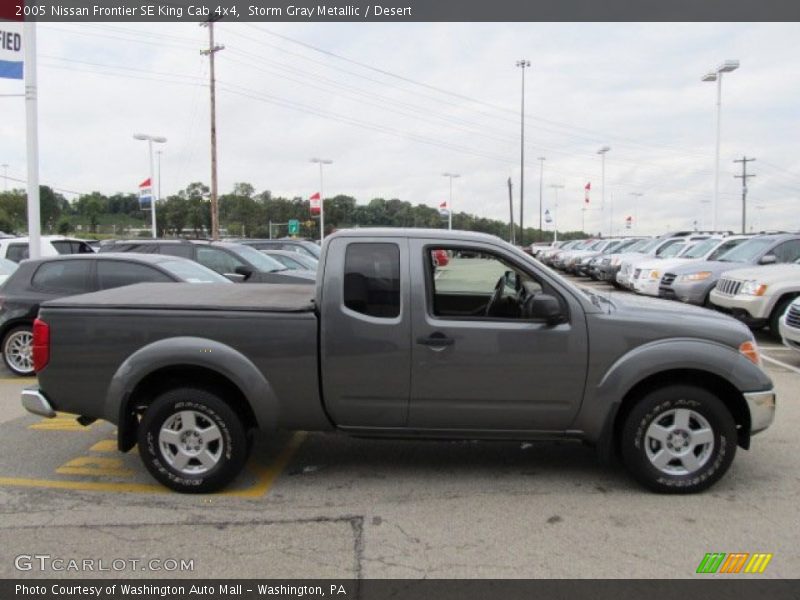 Storm Gray Metallic / Desert 2005 Nissan Frontier SE King Cab 4x4