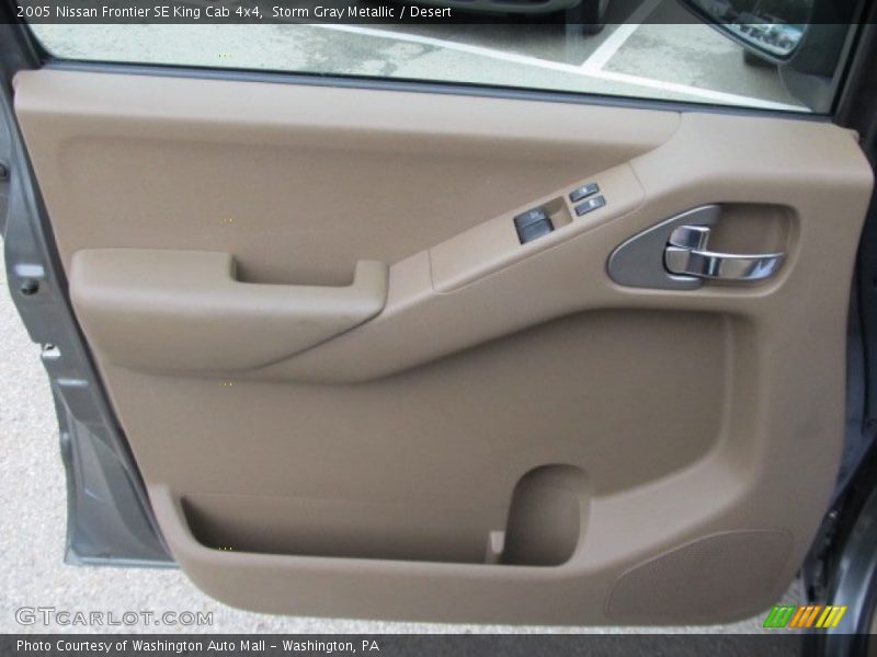 Storm Gray Metallic / Desert 2005 Nissan Frontier SE King Cab 4x4