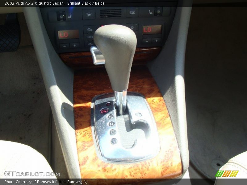 Brilliant Black / Beige 2003 Audi A6 3.0 quattro Sedan