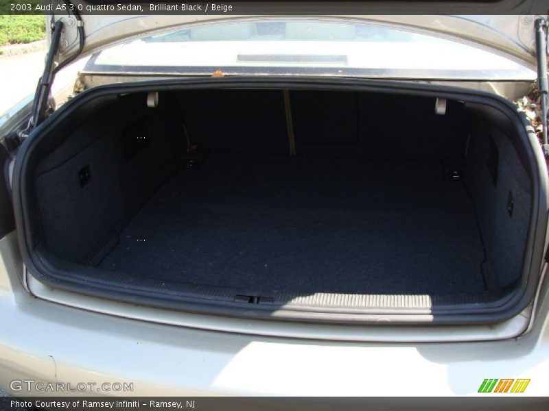 Brilliant Black / Beige 2003 Audi A6 3.0 quattro Sedan